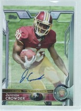 JAMISON CROWDER 2015 TOPPS SSP BASE SET PHOTO VARIATION AUTO RC #494