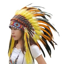 Import Duties Apply Handmade Indian Chief Headdress Decorative Costume Headpc