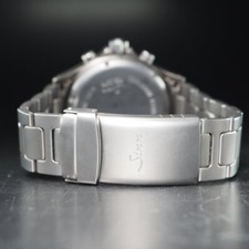 Sinn 756 Tegimented on Bracelet Chronograph Date Automatic Black Dial Men's 40mm 9