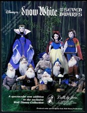 1983 Dolls by Jerri Disney Snow White Seven Dwarfs set photo vintage print ad