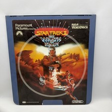 Star Trek II: The Wrath of Khan RCA SelectaVision CED VideoDisc Shatner 1982 vtg