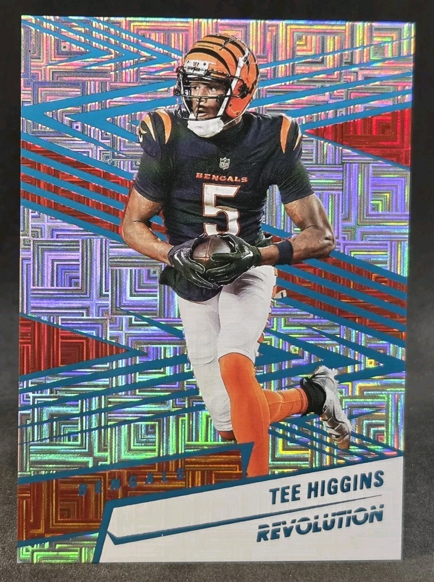 2025 Panini Revolution Tee Higgins #178 Teal Levels /499 Cincinnati Bengals 