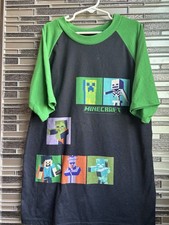 Minecraft Pajamas 2-Piece Set For Boys Size 12-14