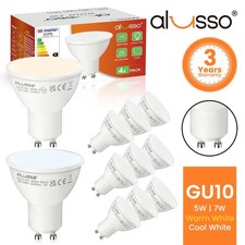 GU10 LED Bulbs 5W 7W Cool/Warm White 3000k/6000k 4 8 10 12 16 20 40 80 Pack