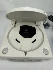 Sega Dreamcast Console - White w/ Controller & Cords! HKT-3020 Tested & Works