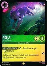 Akela - Forest Runner 90/204 Whispers In the Well Cold Foil Disney Lorcana