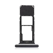 Single Sim Card Tray Holder Replacement Part for Samsung A12 A125 2020 BLACK