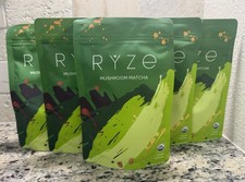 5Pack Ryze Organic Mushroom Matcha - 30 Servings Each .