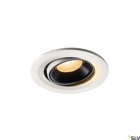 Led Einbauleuchten 1X8.6W 670LM IP20 2700K Weiß Schwarz Modern