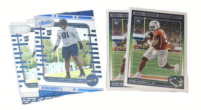 Panini Absolute Score Byron Murphy II Rookie Card Parallel Lot of 3