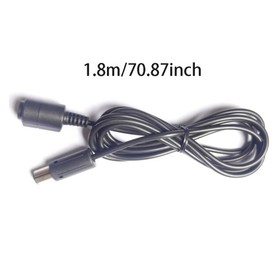 Nintendo GameCube Controller Extension Cable 6FT Long Cord Black