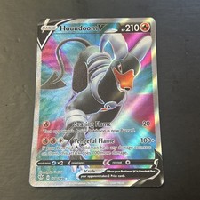 2020 Pokemon SWSH Darkness Ablaze Houndoom V #178/189 on eBay