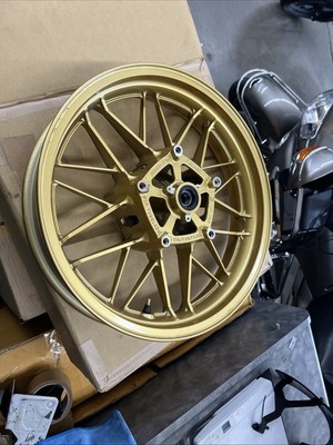 22-25 Kawasaki Z900 RS OEM Front Wheel STRAIGHT Gold 41073-0722