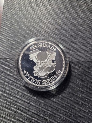 Harley-Davidson Panhead / V-Twin Series I Silver Medallion Set w/Case & COA