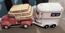Montana Lifestyles Salt Pepper Shaker Set Truck Horse Trailer Camper Western Montana Lifestyles Salt Pepper Shaker Set Truck Horse Trailer Camper Western