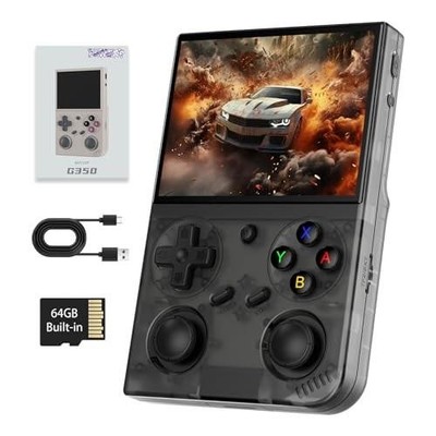 G350 Retro Handheld Game Console 35 Inch Ips Screen 64g Card 4371 Games