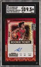2021-22 CONTENDERS AUTO VAR - PREM RED SHIMMER AYO DOSUNMU SGC 9.5