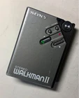 Sony Walkman WM-2 Silver Cassette Player Overhauled Serviced Working Vintage