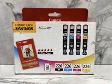 Canon Genuine CLI-226 4 Color Ink Cartridges Sealed