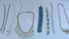 LOT Of Used Costume Jewelry Vintage to Modern Wearable 7pc.