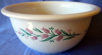 VINTAGE CORELLE COORDINATES STONEWARE '' ROSEMARIE '' 2 QT MIXING BOWL    XLNT