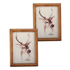 5x7 Wood Picture Frames 2 Pack,Two 5x7 Photo Frames Collage Wall Decor or Tab...