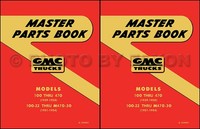 GMC Teilebuch 1951 1952 1953 1954 1955 1. Serie Pickup & Truck Teilekatalog