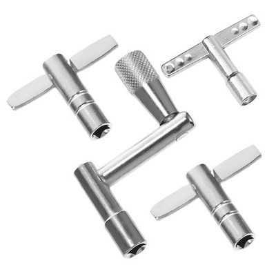 4 Pcs Schlagzeugzubehör Schlagzeug-tasten Trommelschlüssel Aus Metall