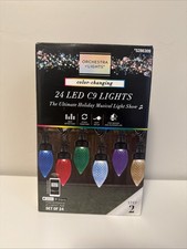 Gemmy Orchestra of Lights 24 CT Color Changing LED Christmas Decor BRAND NEW