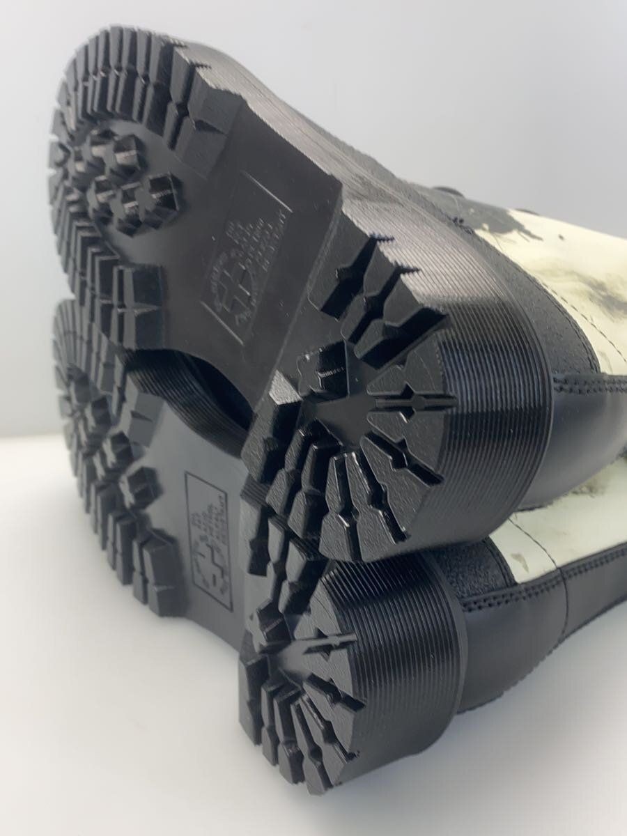 Used Dr. Martens 1460 NIN Nine Inch Nails Engineer Boots UK4 White