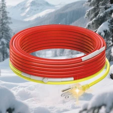 Water Pipe Heat Tape - Reliable Heating Cable-Prevent Pipe Freezing 