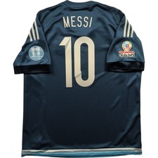 Argentina 2015-17 Adidas away Lionel Messi football jersey shirt size XL