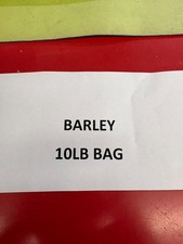 BARLEY 10LB BAG weighed out for animal feed