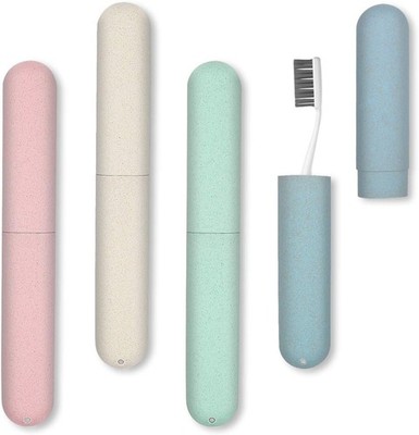 4 Pack Travel Toothbrush Case, Portable Breathable Toothbrush Holder for