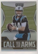 2021 Panini Playoff Call to Arms Silver Prizm Sam Darnold #CA-SDA 0n0t