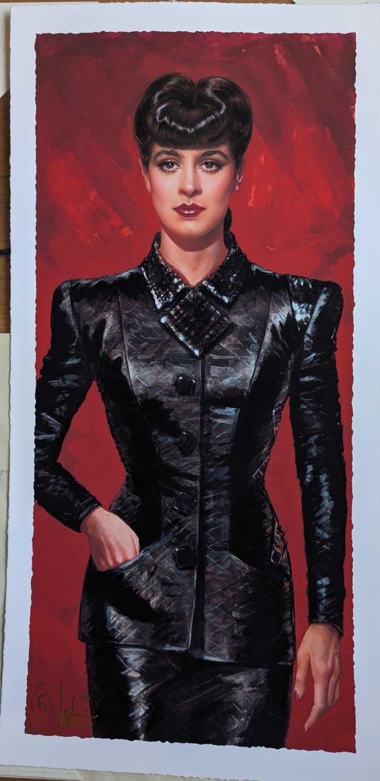 Olivia de Berardinis  art print  Rachael Blade, Runner Sean Young Signed (11/20)