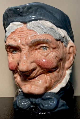 Vintage Royal Doulton Toby Mug Jug D5521 Granny 7” LARGE