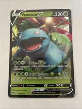 Pokemon Venusaur V 001/073 Champion's Path Holo ULTRA RARE Pokemon Card