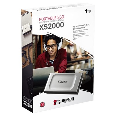 Kingston XS2000 1TB USB-C Portable External SSD (SXS2000/1000G