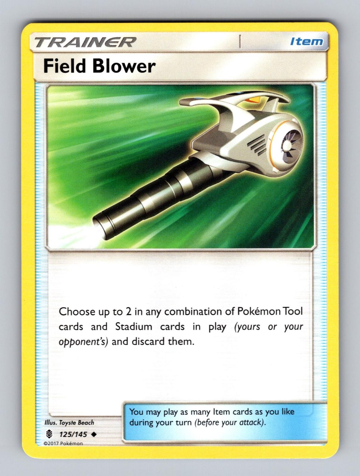 Field Blower 125/145 Uncommon Guardians Rising Pokemon Lightly Played