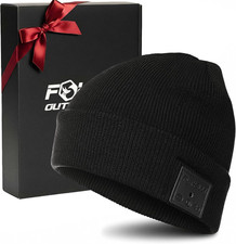 Bluetooth Beanie Hat   15-Hour Battery, Built-In Mic, Fully Washable, Perfect Te
