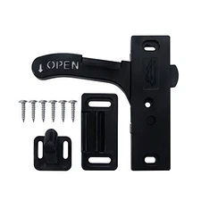 Camp'N - RV Screen Door Latch (Left Hand) Left Hand, Black 