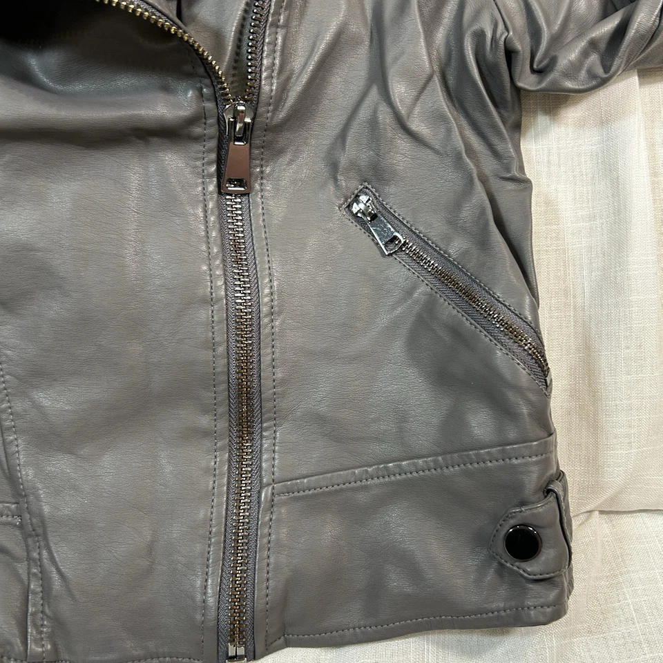 Chaqueta gris Oasis Leather Look Bordeux para mujer talla grande - lavada, nunca usada Foto 4 de 4