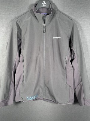Patagonia Adze Polartec Woman s Jacket Size L Black Full Zip See Pics
