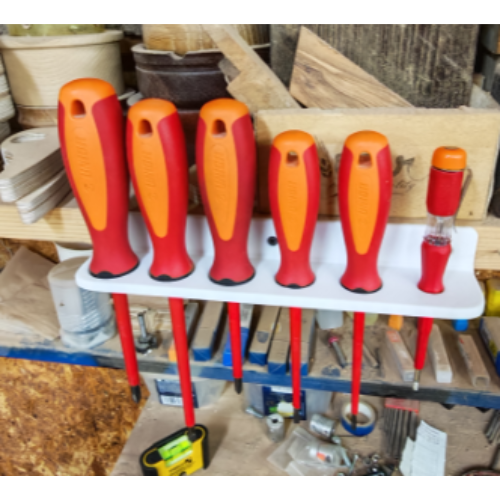 Unior Tool Holder Screwdriver Wall Rack Organizer Garage Workshop Mount