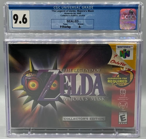 Legend of Zelda Majora's Mask Nintendo 64 N64 Collectors Ed Sealed CGC 9.6 A+