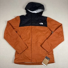 North Face Venture 2 Jacket MEN SM DRYVENT Windproof Hood Rain Copper NEW NWT