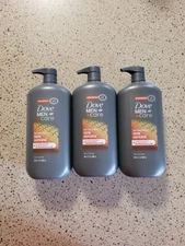 3 Dove Men + Care Antibacterial Skin Defense Body & Face Wash 30 Oz Ea Exp 12/26