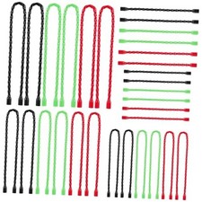 30 Pcs Silicone Cable Ties Reusable Rubber Twist Ties Bendable Cable Tie