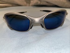 Oakley Juliet Plasma Ice polarized Iridium Metal Sunglasses